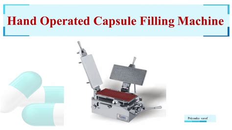 Hand Operated Capsule Filling Machine , powder filling in hard gelatin ...