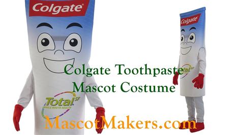 Colgate Toothpaste Mascot Costume | Mascot Makers - Custom mascots and ...