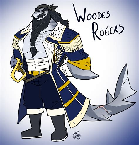 Woodes Rogers the pirate hunter - art by me : r/furry