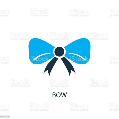 Bow Icon Logo Element Illustration Stock Illustration - Download Image Now - Abstract, Art ...