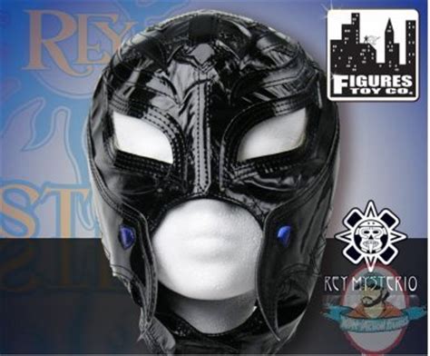 WWE Rey Mysterio Kid Size Replica Solid Black Mask | Man of Action Figures