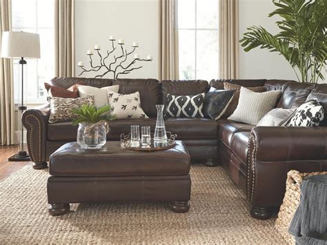 Search Viewer | Brown living room decor, Brown leather couch living room, Couch decor