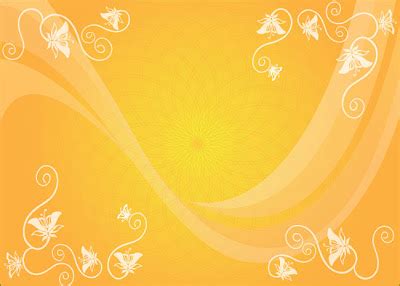 ORANGE FLOWERS BACKGROUND VECTOR BY GWEBSTOCK