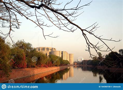 Jatiya Sangsad Bhaban, the National Parliament House of Bangladesh in ...