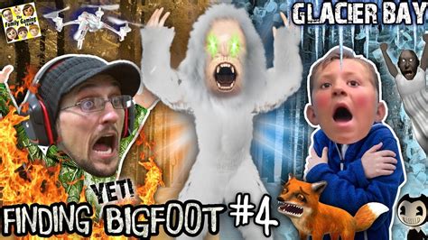 FINDING BIGFOOT GAME: The Yeti vs FGTEEV! (Glacier Bay Map New Update w ...