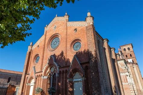 The Cathedral of Asti (Italy) Stock Photo - Image of bell, italy: 19232482