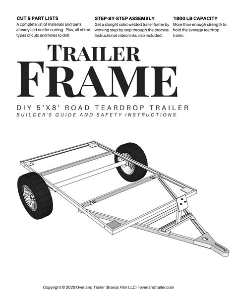 DIY Teardrop Trailer Frame Plans - Overland Teardrop Trailer