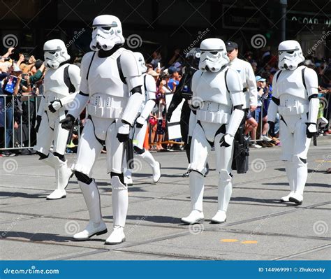 501st Legion Members Marching during 2019 Australia Day Parade in ...