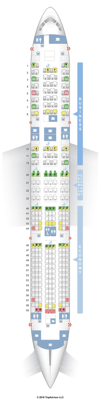 SeatGuru Seat Map Qantas Boeing 787-9 (789)