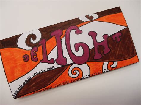 Chocolate Bar Wrapper Design