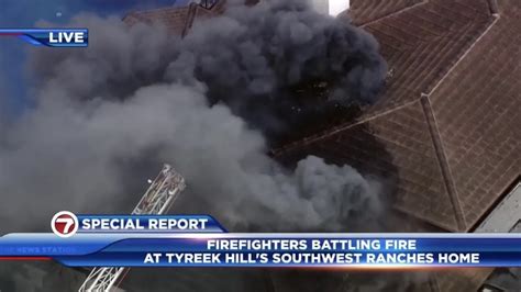 Officials reveal cause of Tyreek Hill house fire