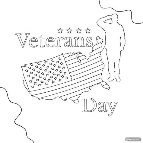 Happy Veterans Day Drawing in Illustrator, PSD, SVG, JPG, EPS, PNG ...