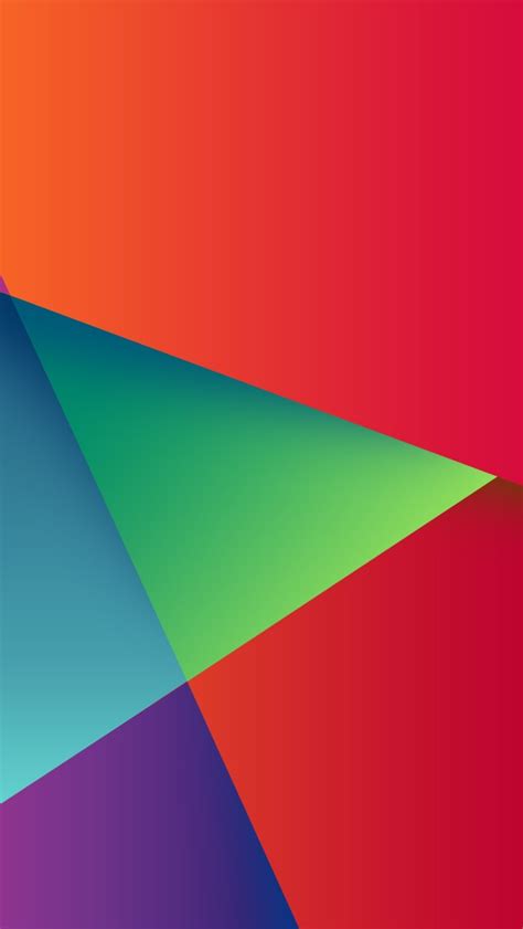 Geometric Colorful Triangle Match iPhone Wallpapers Free Download