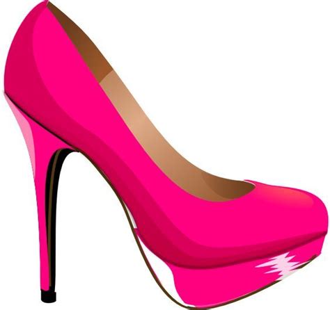 vector clip art online, royalty free & public domain | Heels, Pink heels, Shoe clips