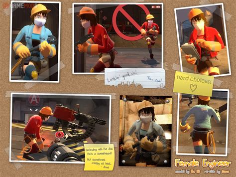 Female Engineer re-worked » TF2 - Skins Engineer | GAMEMODD