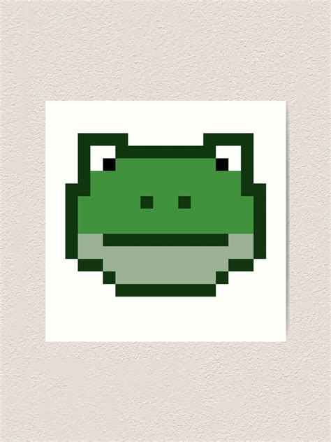 "Pixel Frog" Art Print for Sale by Genlisae1 | Redbubble