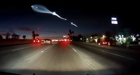 Drivers Crash As Musk's SpaceX Rocket Lights Up LA