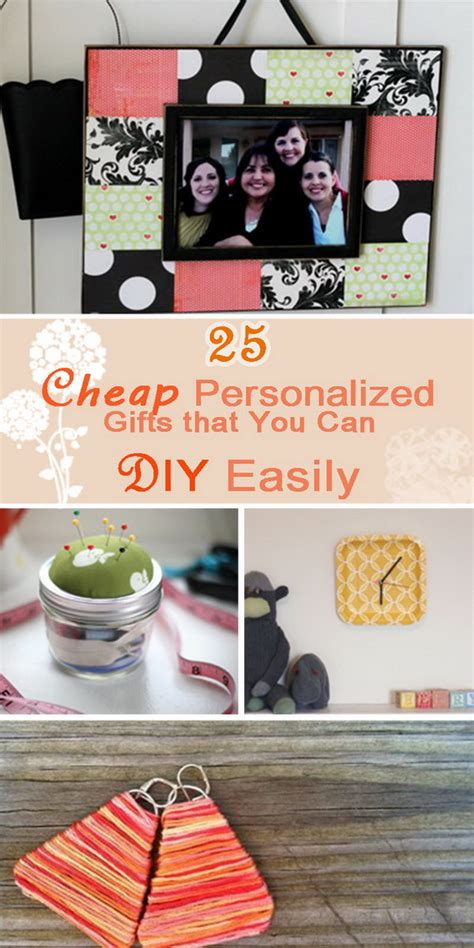 25 Cheap Personalized Gifts that You Can DIY Easily - Hative