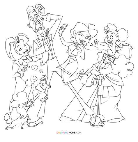 29+ The Proud Family Coloring Pages - OineTaleha