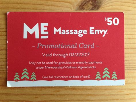 #Coupons #GiftCards $50 Massage Envy Gift Card (Valid through 03/31 ...