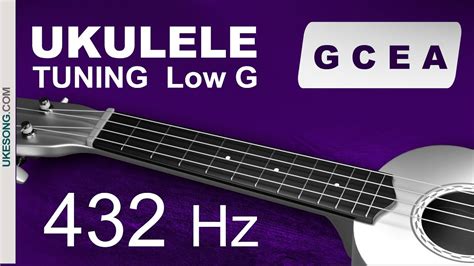 432 Hz Low G ukulele tuning | Softer and more ambient ukulele sound ...