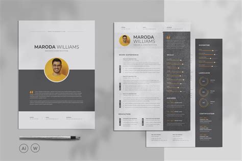 Resume, Graphic Templates - Envato Elements