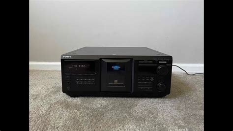 Sony CDP-CX455 Mega Storage 400 Compact Disc CD Player Changer - YouTube