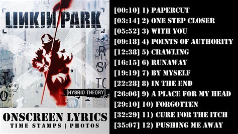 Linkin park hybrid theory album back - processvvti