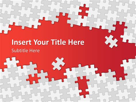 FREE Puzzle Powerpoint Template PowerPoint Presentation PPT