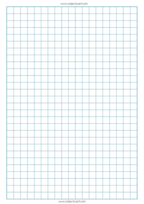 Math Grid Paper Printable Free