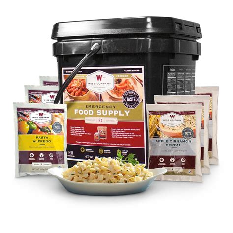 Wise Emergency Food Supply Grab & Go Meal Bucket, 84 Servings - 592539 ...