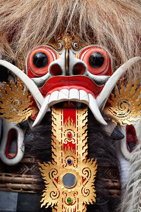 Mask of Balinese demon Rangda | High-Quality Arts & Entertainment Stock Photos ~ Creative Market