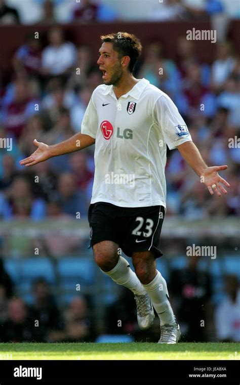 CLINT DEMPSEY FULHAM FC VILLA PARK BIRMINGHAM ENGLAND 25 August 2007 ...