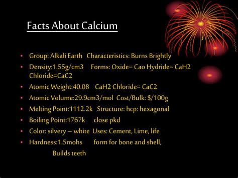 PPT - Facts About Calcium PowerPoint Presentation, free download - ID ...