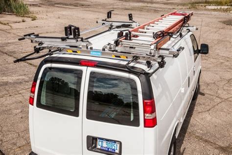 Commercial Ladder Rack for Your GMC Van | Commercial Upfits