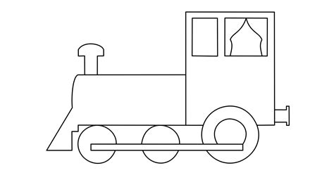 How to Draw a Train in 6 Easy Steps (for Kids) - VerbNow