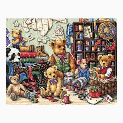 Buttons 'n Bears From Dimensions - Gold Collection - Cross-Stitch Kits ...