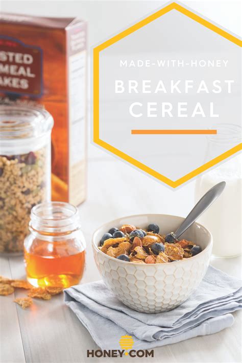 Made with Honey Cereals | Honey cereal, Cereal, American heart month