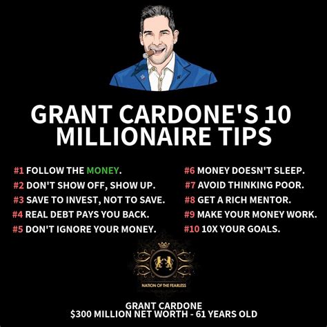 Grant Cardone's TOP 10 Tips to get your financial freedom! Which one do ...