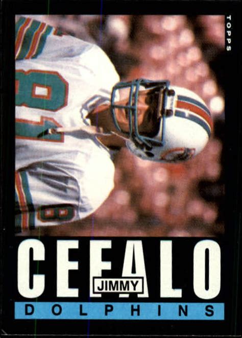 1985 Topps #307 Jimmy Cefalo - NM-MT - MEDINA SPORTSCARDS ...