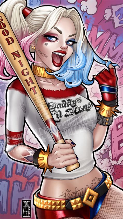 1080x1920 Harley Quinn Fan Art 4k Iphone 7,6s,6 Plus, Pixel xl ,One ...