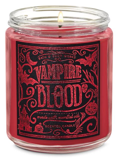 Bath & Body Works Vampire Blood Single Wick Candle | Bath & Body Works Halloween Collection 2020 ...