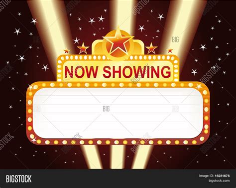 Neon now showing sign Stock Vector & Stock Photos | Bigstock