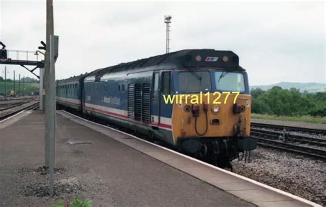 ORIGINAL RAILWAY PHOTOGRAPHIC negative Class 50 50002 at Yeovil Jnc ...