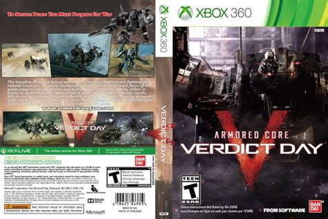 Armored Core: Verdict Day Xbox 360 Box Art Cover by malavan2000