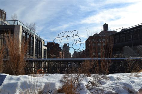 The Highline NYC in art & installations: Winter 2016 | Liv and Rob