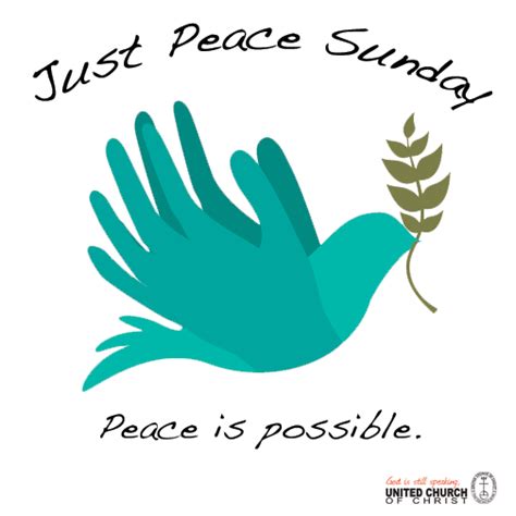 Preparing for first 'Just Peace Sunday' - United Church of Christ