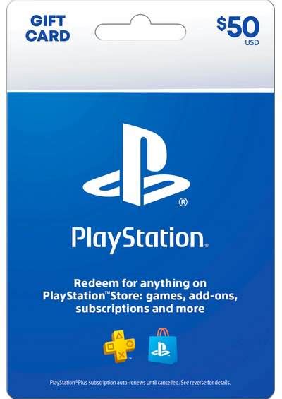 $50 PlayStation Store Gift Card (50 USD PSN Card)