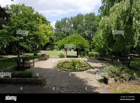 Priory Gardens Christchurch Dorset Stock Photo - Alamy