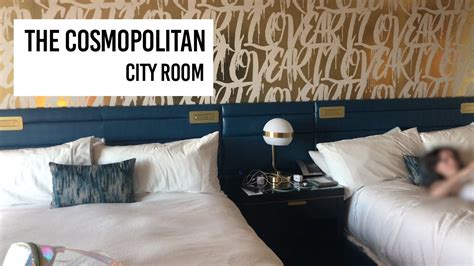 The Cosmopolitan Hotel - City Room Tour Review - YouTube